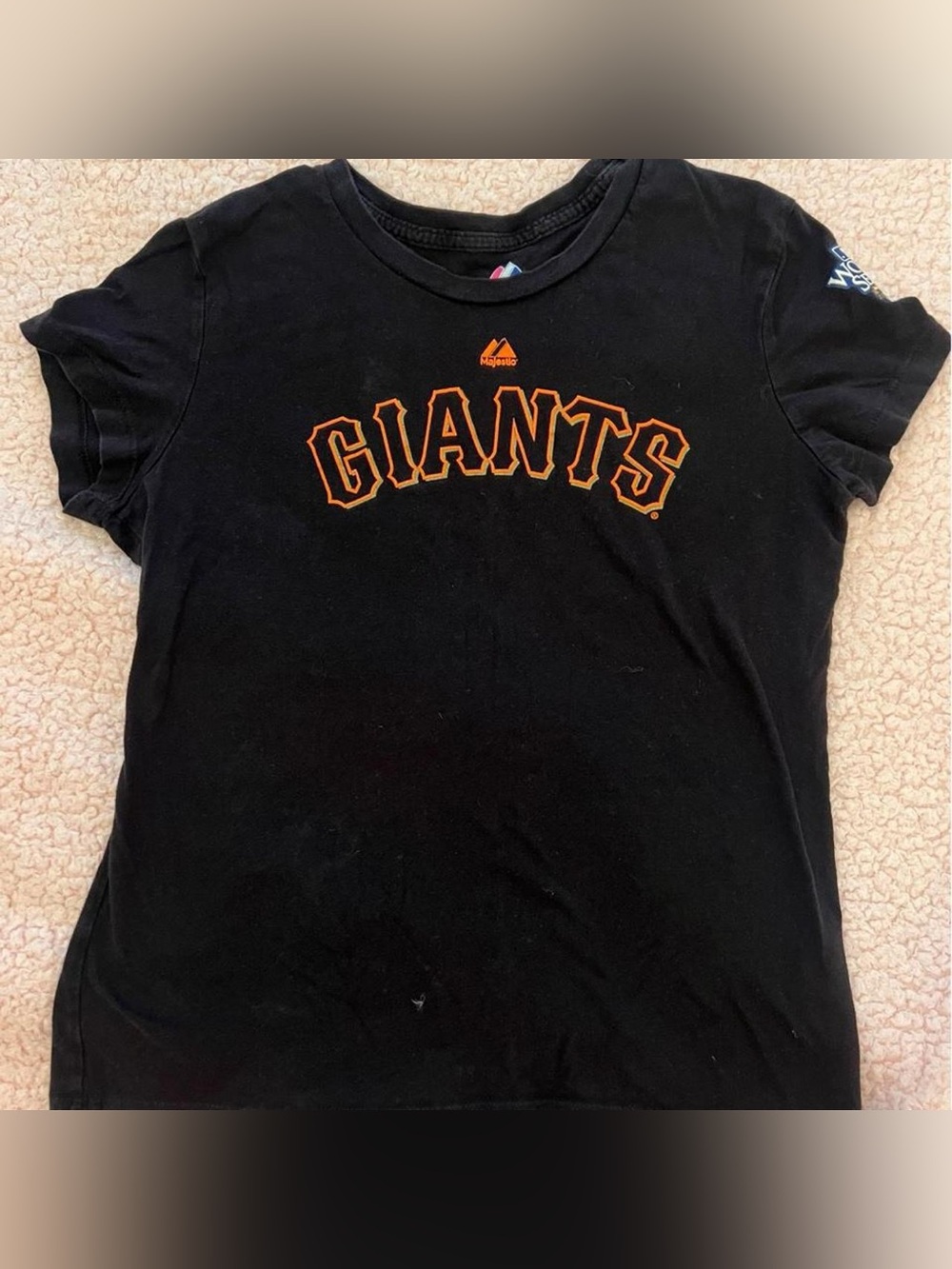 GIANTS Black & Orange Kids Tee - Sports Graphic Shirt
